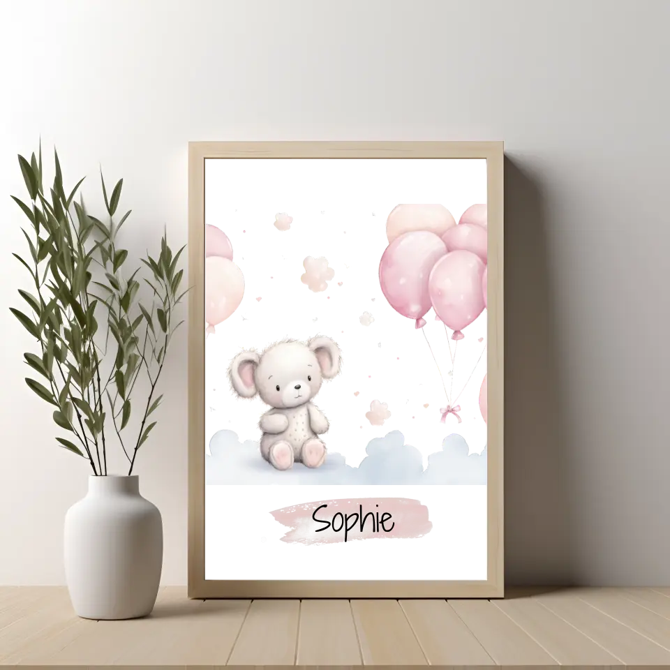 Poster - "Süßer Ballonzauber"