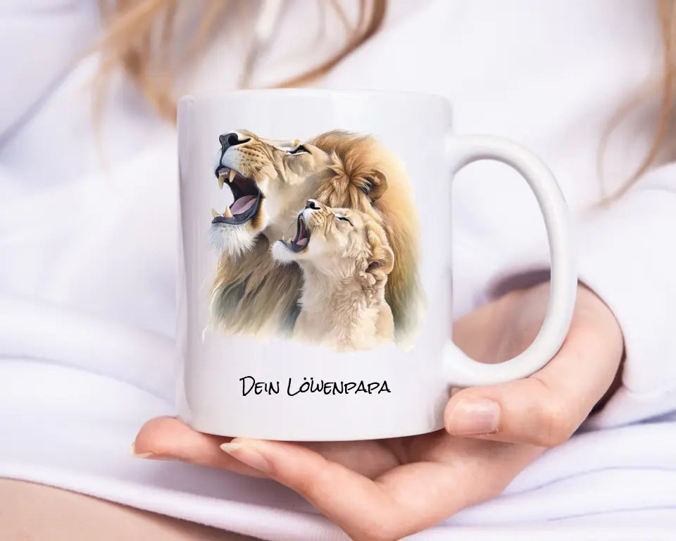 Tasse - "Löwenpapa"