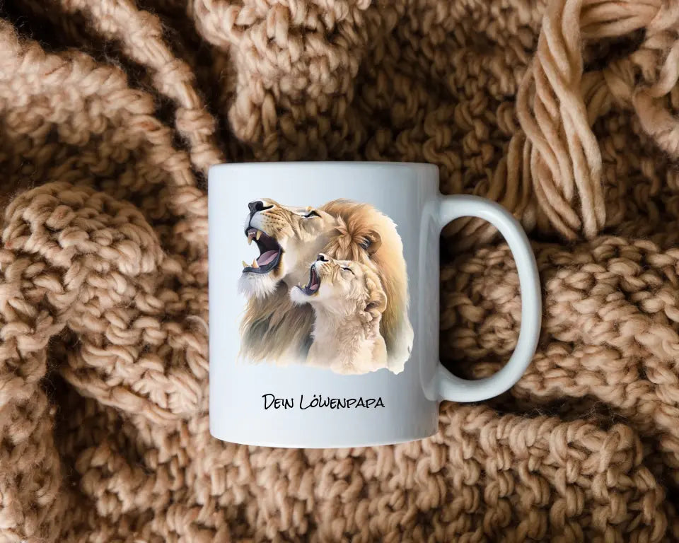 Tasse - "Löwenpapa"