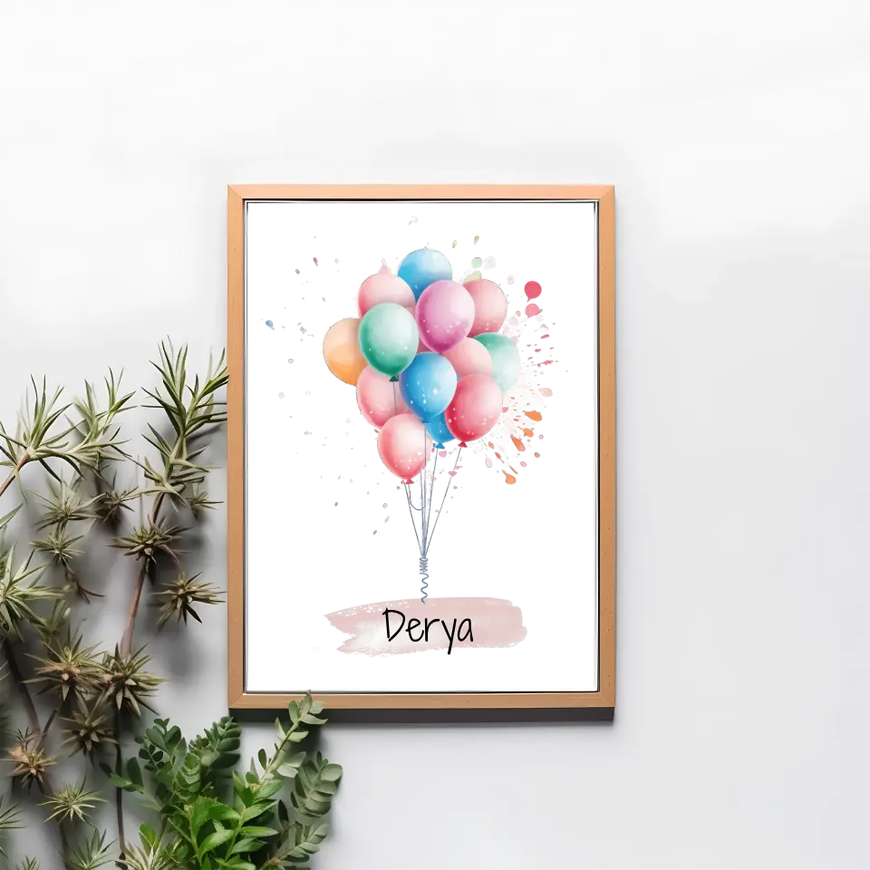 Poster - "Meine Ballonreise"