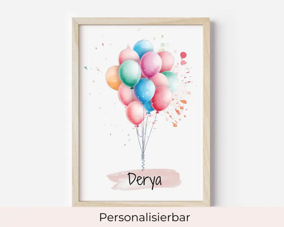 Poster - "Meine Ballonreise"