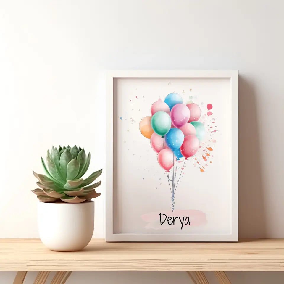 Poster - "Meine Ballonreise"