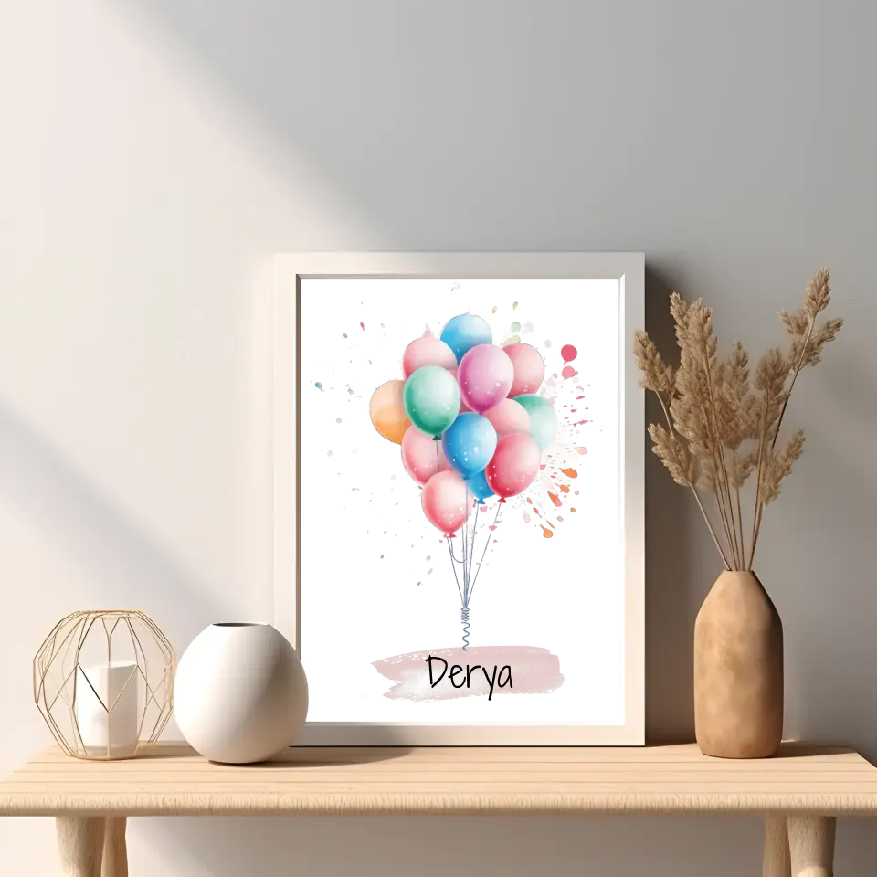Poster - "Meine Ballonreise"