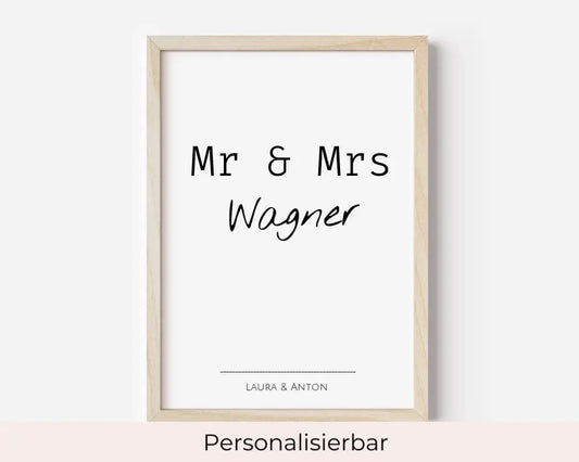 Poster - "Mr & Mrs"