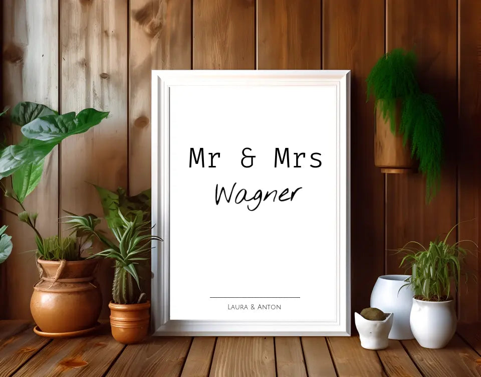 Poster - "Mr & Mrs"