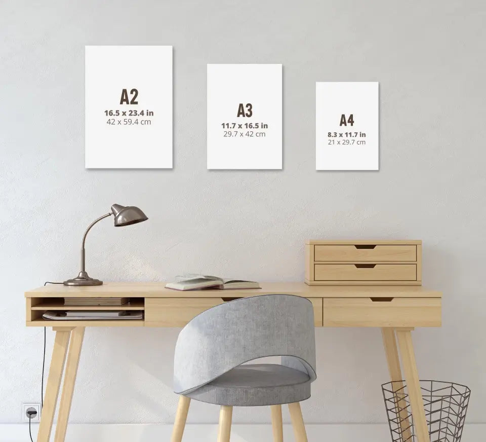 Poster (1-2 Kinder auswählbar) - "Family"