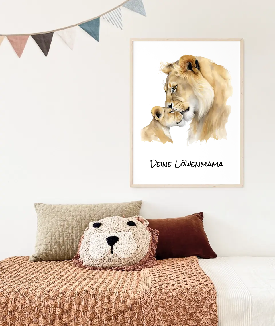 Poster - "Löwenmama"