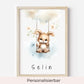 Poster - "Wolkenfreunde-Häschen