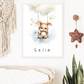 Poster - "Wolkenfreunde-Häschen