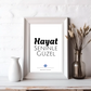 Poster - "Hayat"