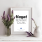Poster - "Hayat"