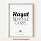 Poster - "Hayat"