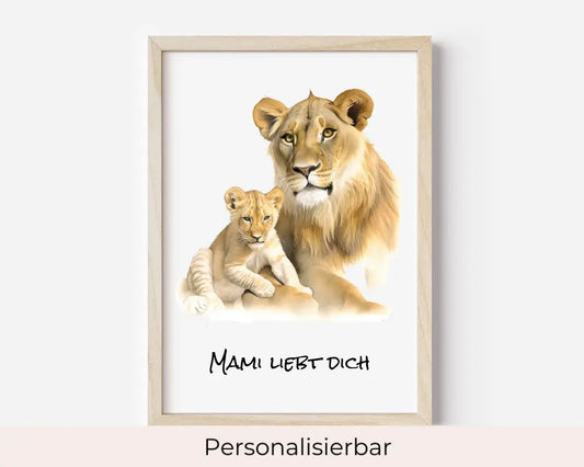 Poster - "Deine Löwenmama"