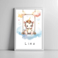 Poster - "Wolkenfreunde-Einhorn"