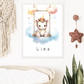 Poster - "Wolkenfreunde-Einhorn"