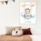 Poster - "Wolkenfreunde-Einhorn"