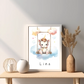 Poster - "Wolkenfreunde-Einhorn"