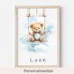 Poster - "Wolkenfreunde-Teddy"
