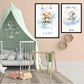 Poster - "Wolkenfreunde-Teddy"