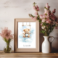 Poster - "Wolkenfreunde-Teddy"
