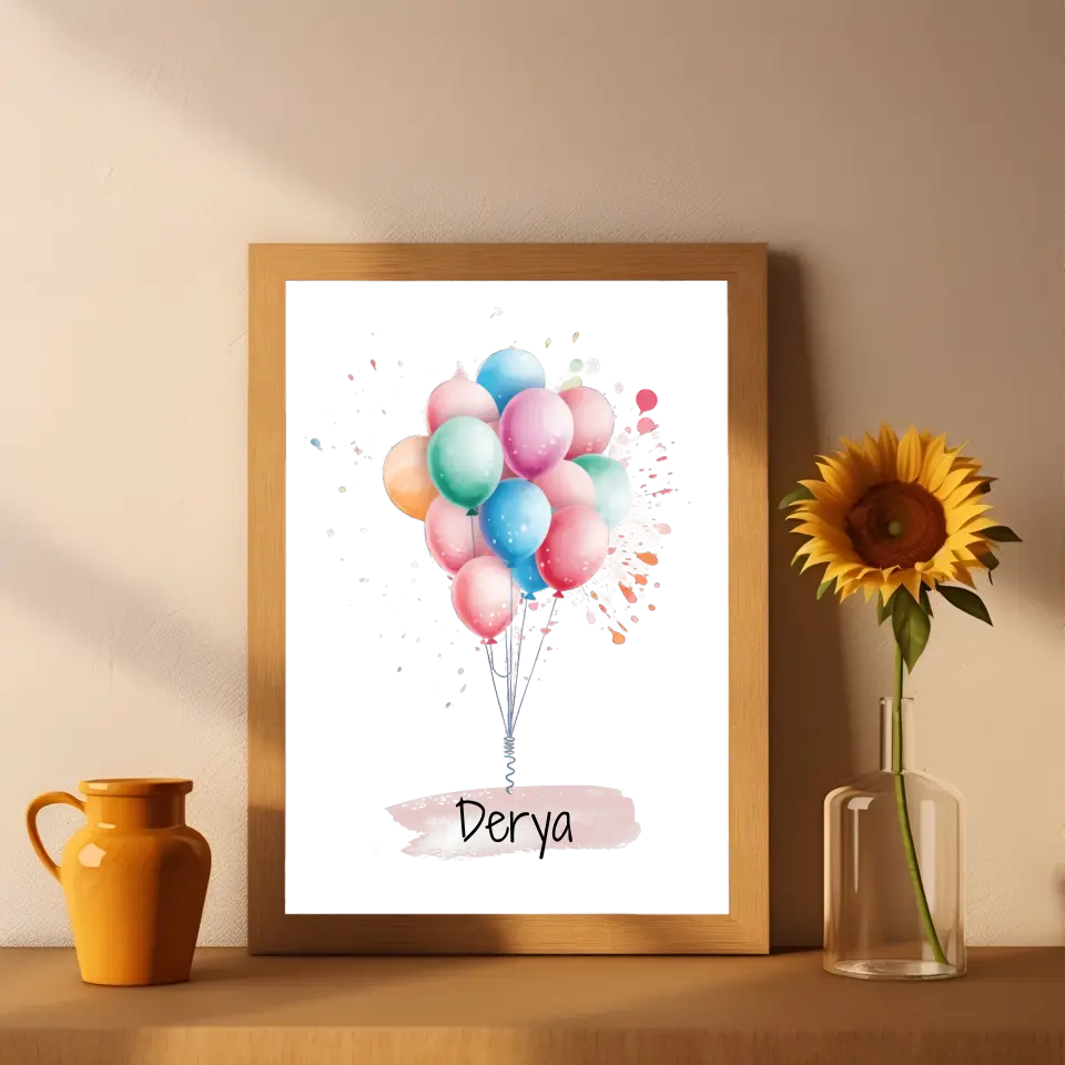Poster -  "Meine Ballonreise"