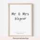 Poster - "Mr & Mrs"