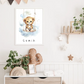 Poster - "Wolkenfreunde-Leopard"