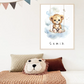 Poster - "Wolkenfreunde-Leopard"