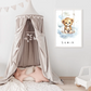 Poster - "Wolkenfreunde-Leopard"