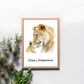 Poster - "Löwenmama"
