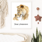 Poster - "Löwenmama"