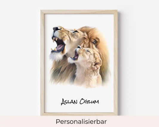 Poster für Kinder - "Aslan Oğlum"