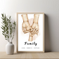 Poster (1-2 Kinder auswählbar) - "Family"