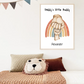 Poster (1-4 Kinder auswählbar) - "Team Papa"