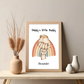 Poster (1-4 Kinder auswählbar) - "Team Papa"